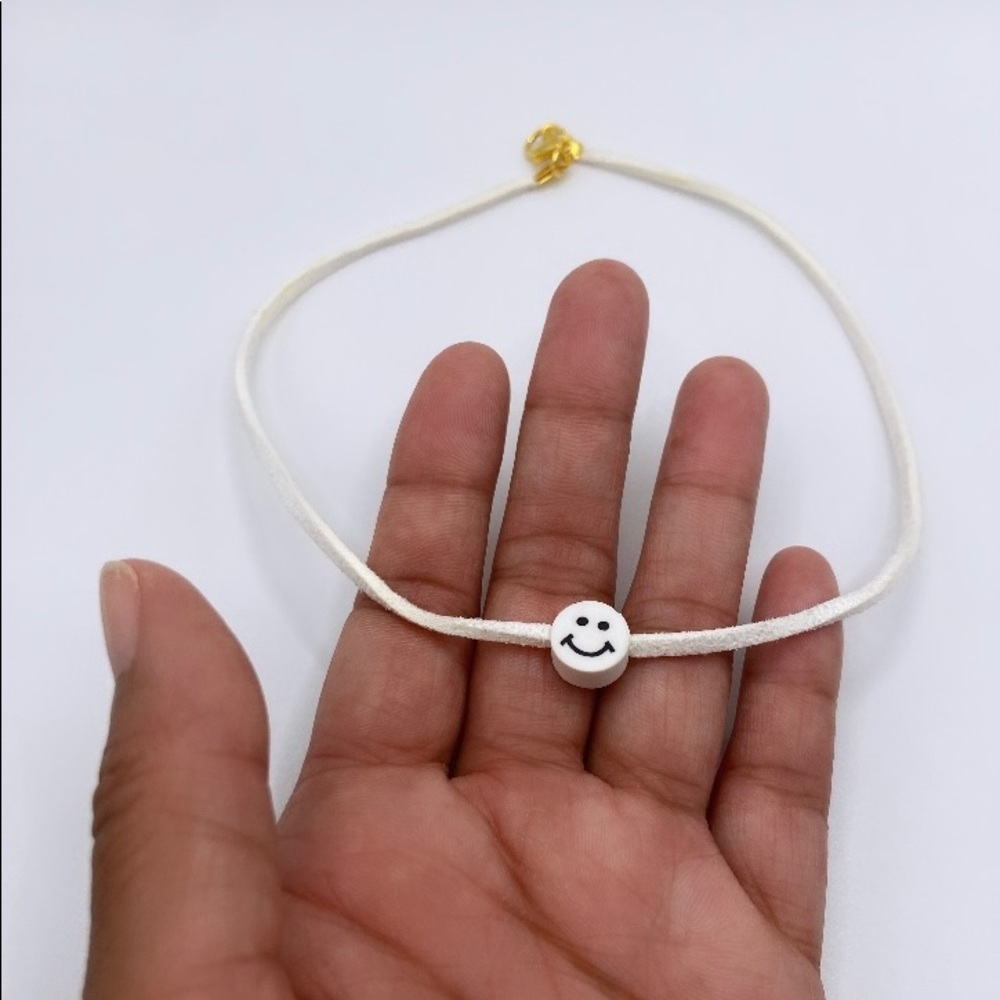 Trendy Y2K Inspired Faux Leather String Cord Necklace